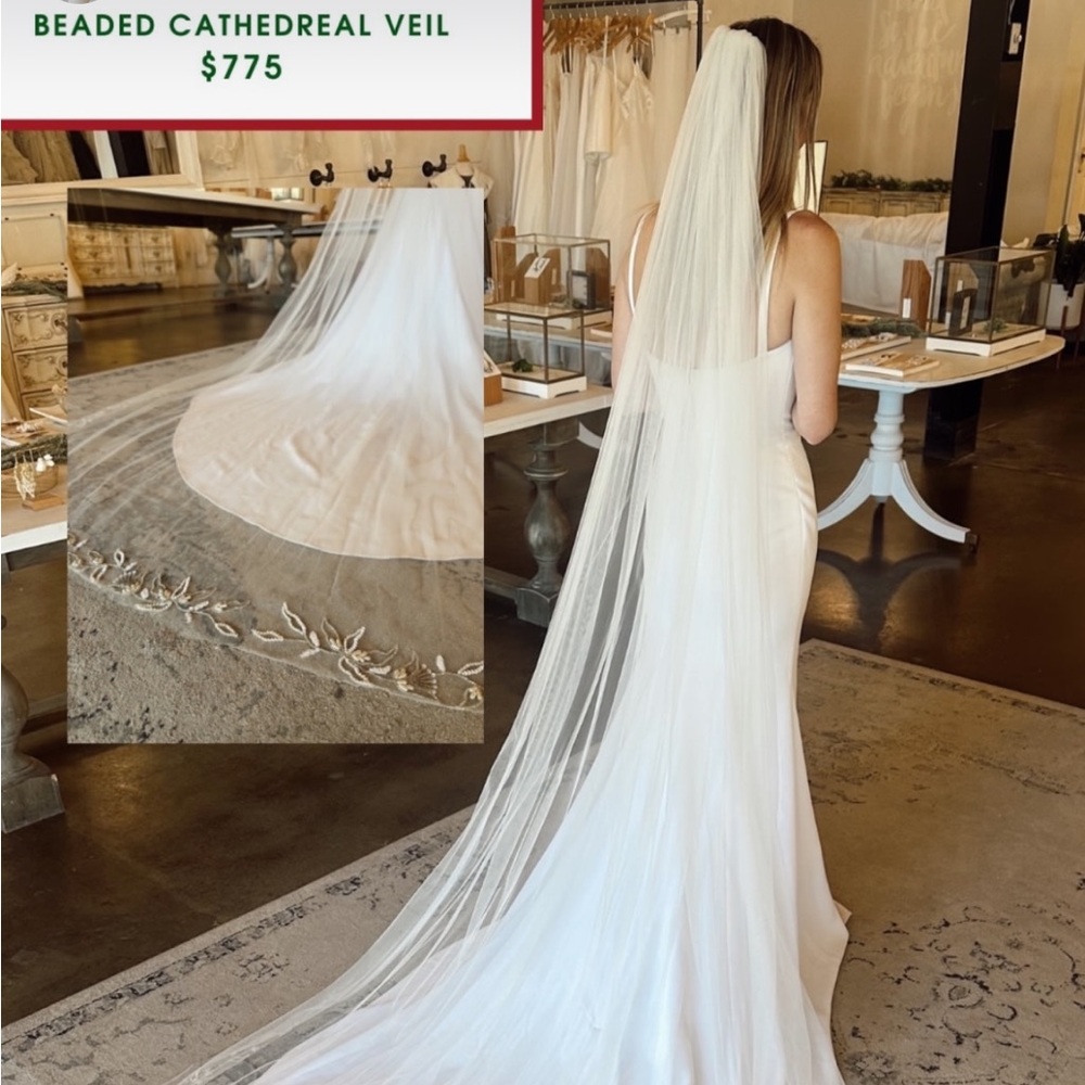 Beaded Cathedral Length Veil